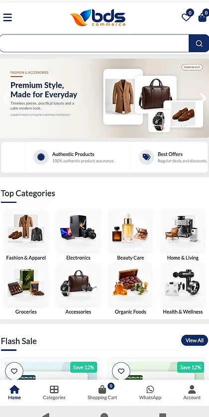 Real mobile storefront visual
